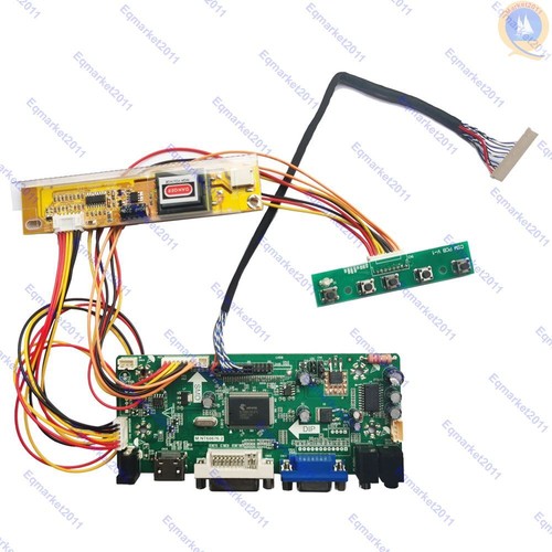 HD-MI VGA DVI LCD Driver controller board Monitor kit for LTN150XD 1024X768 - 第 1/3 張圖片