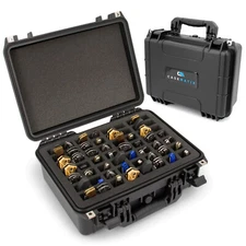 CASEMATIX 56 Folding Knife Case – Waterproof Pocket Knife Holder & Organizer Box