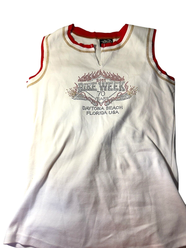 2011 Bike Week Daytona Florida 70 Years Biker's Design Women Size L