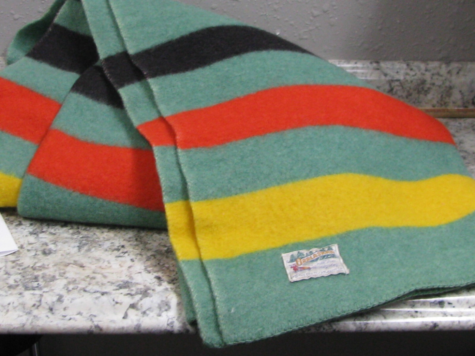 VINTAGE ORRLASKAN 100 WOOL BLANKET BY ORR FELT & BLANKET CO. OHIO eBay