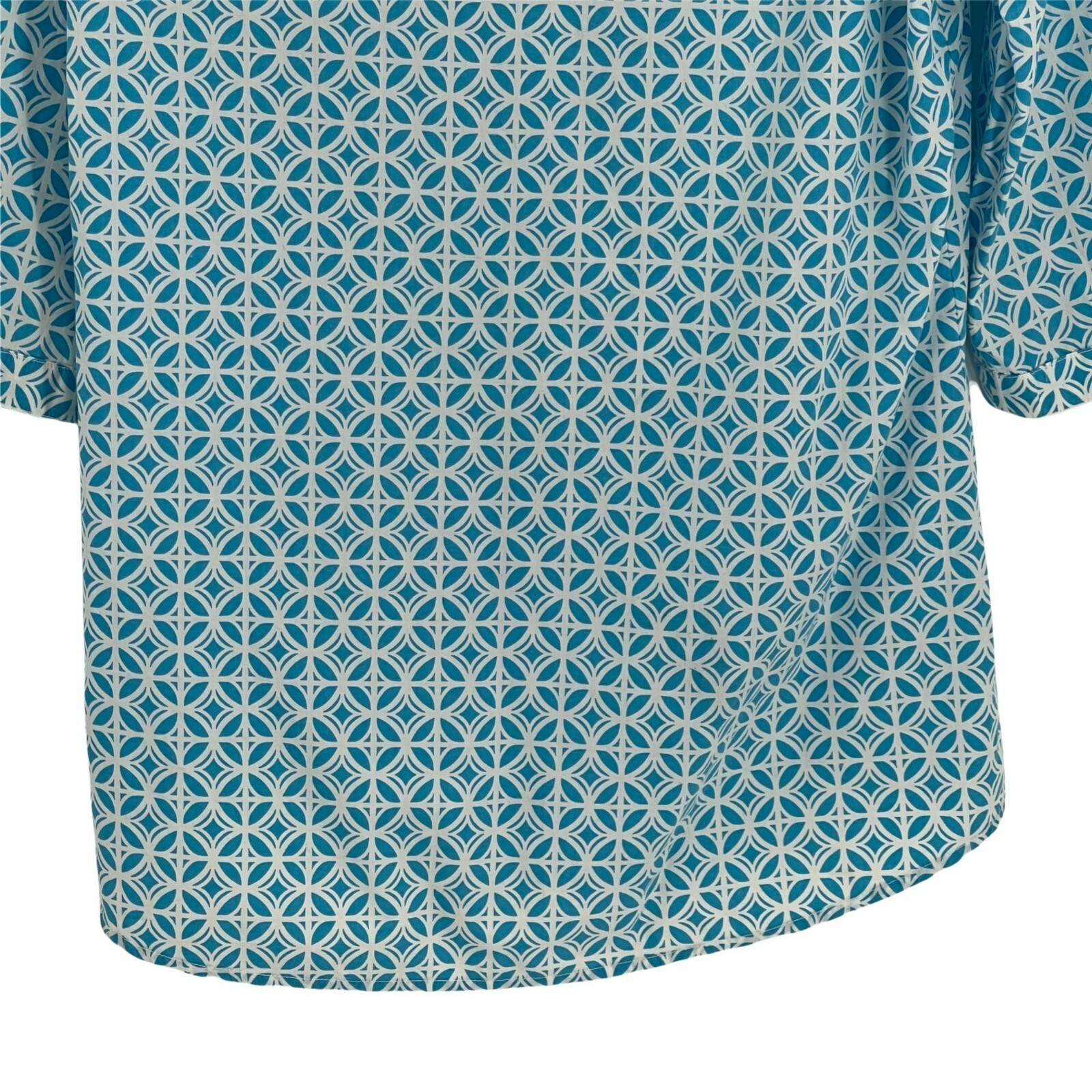 Pendleton 100% Cotton Split Neck 3/4 Length Sleev… - image 7