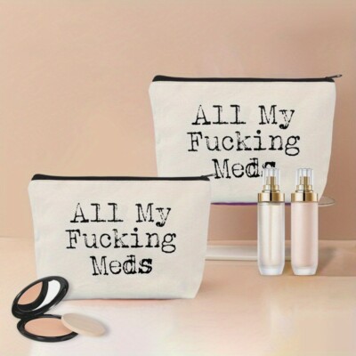 Funny Gift Makeup Bag Cosmetic Bag Multi Functional Storage Bag Best Friend Gift