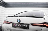 Cup Spoiler CAP FüR BMW I4 M-Paket G26 Schwarz Heckspoiler Dachspoiler