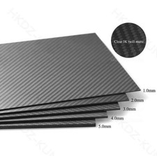 100% Carbon Fiber Sheet Plate Panel 3K Plain Weave Sheet Plate Thick 0.2mm~5mm