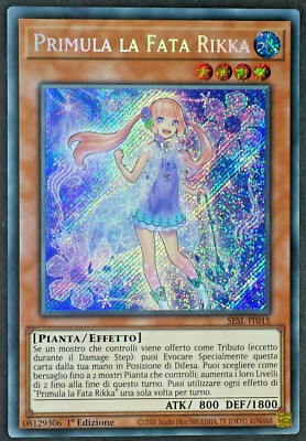 PRIMULA LA FATA RIKKA Rare Secret auf Italienisch EXC SESL-IT015 YUGIOH