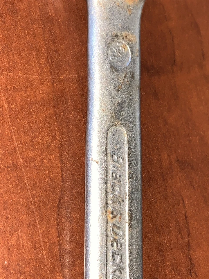 Vintage Black&Decker Chrom-Vandium 15/16" 12 point combination wrench w Germany - Image 4 of 4
