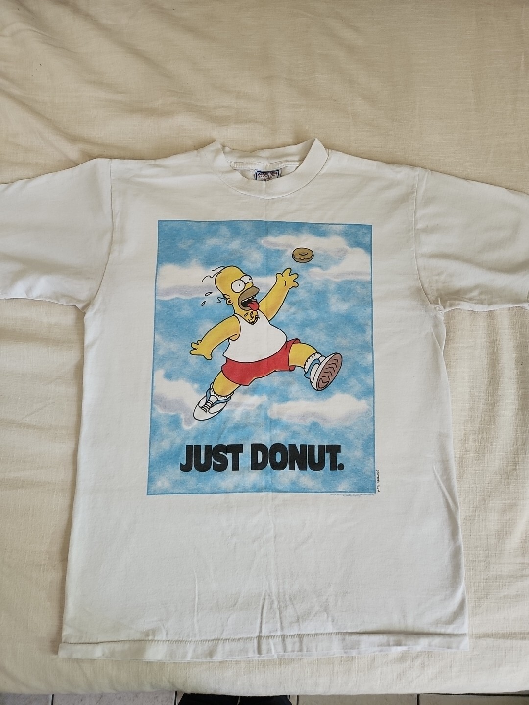 Vintage 1996 The Simpsons Homer Donut Graphic Tee