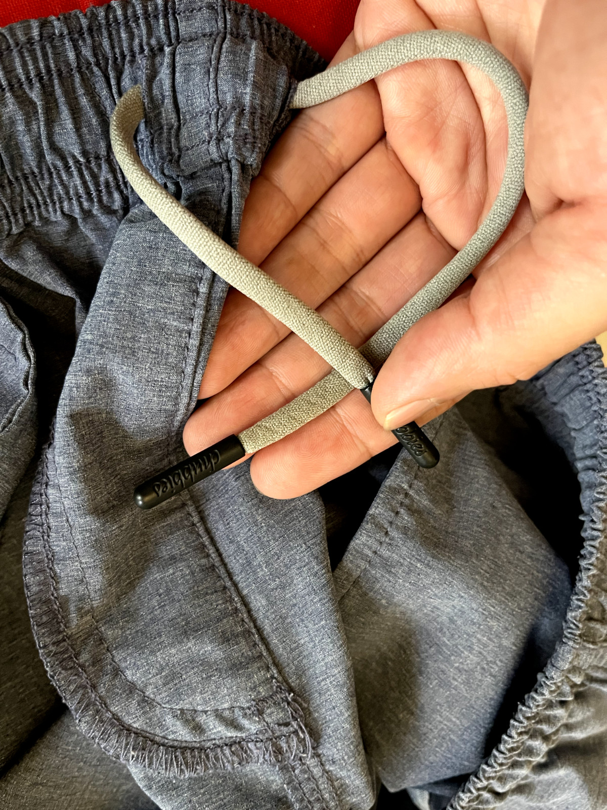 Chubbies Activewear Shorts Solid Gray Drawstring … - image 6