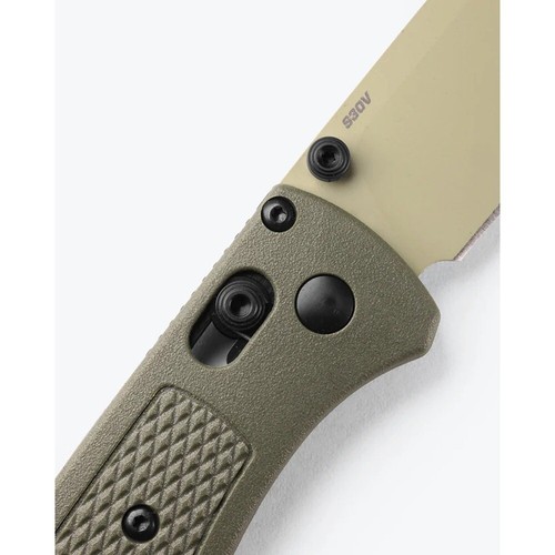 Benchmade 535TN-11 Bugout® | Dark Olive Grivory® Folding Knife - Picture 4 of 6