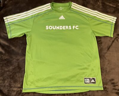 Adidas Sounders FC Home Jersey RN#119208 CA#40312 Climalite | eBay