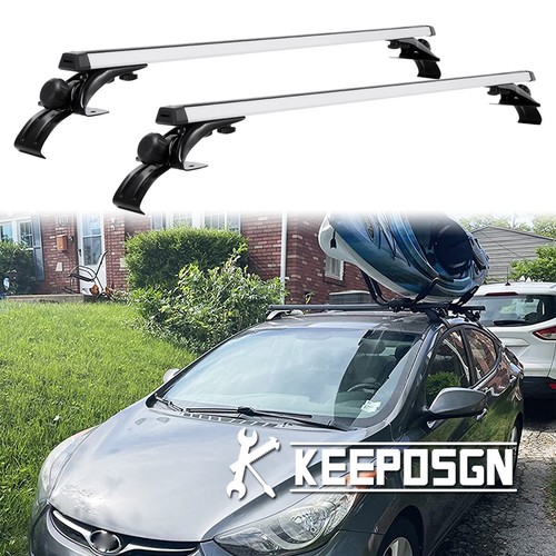 For Hyundai Elantra Sonata Roof Racks 48" Cross Bar Luggage Bike Kayak