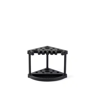22 In. W X 21 In. H Shed Accessory Kit Compact Corner Tool Rack Black