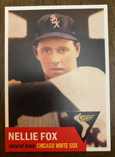 CHICAGO WHITE SOX: Nellie Fox Custom Modern 1953 Style Art Card - HOF