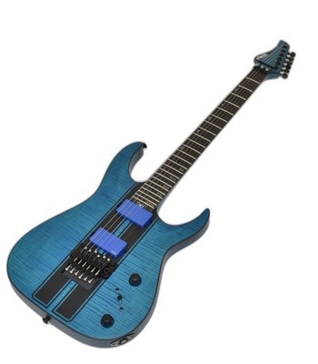 Schecter Banshee GT FR Electric Guitar Satin Trans Blue B-Stock 0017