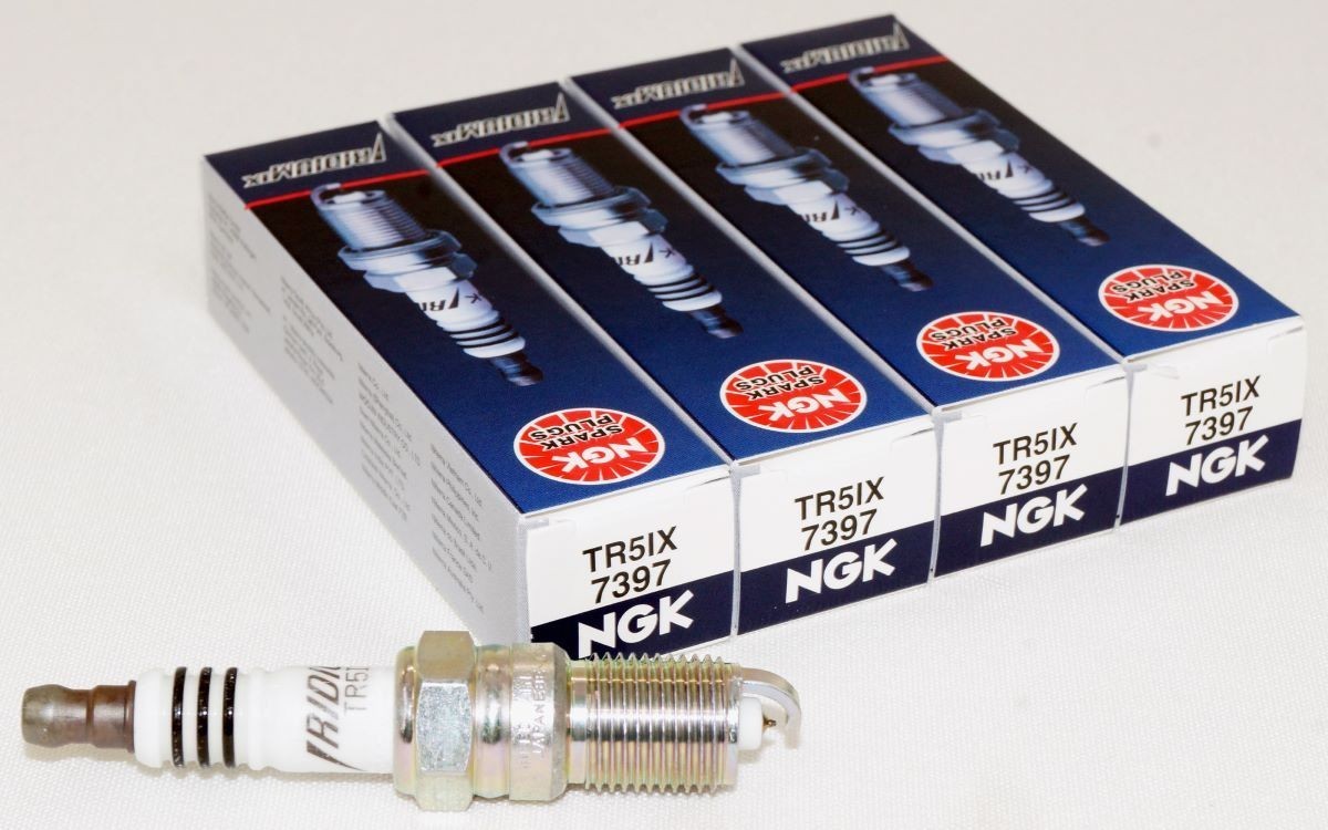 4 Pack Genuine NGK 7397 Iridium IX Spark Plugs TR5IX for Ford GM Mazda Mercedes