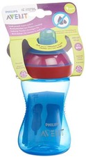 Avent Philips Soft Blue/Red Sippy Cup
