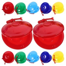 12 Pcs Hand Percussion Castanets Children's Musical Instrument Toys