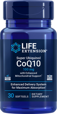 Life Extension Super Ubiquinol CoQ10 with Enhanced Mitochondrial Support  30sg