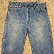 Levi's 550 Relaxed Fit Jeans Men's 40x32 Light Wash Denim Pants