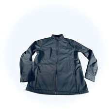 Duluth Trading Co Soft Shell Jacket XL Navy Full Zip Fleece Lined