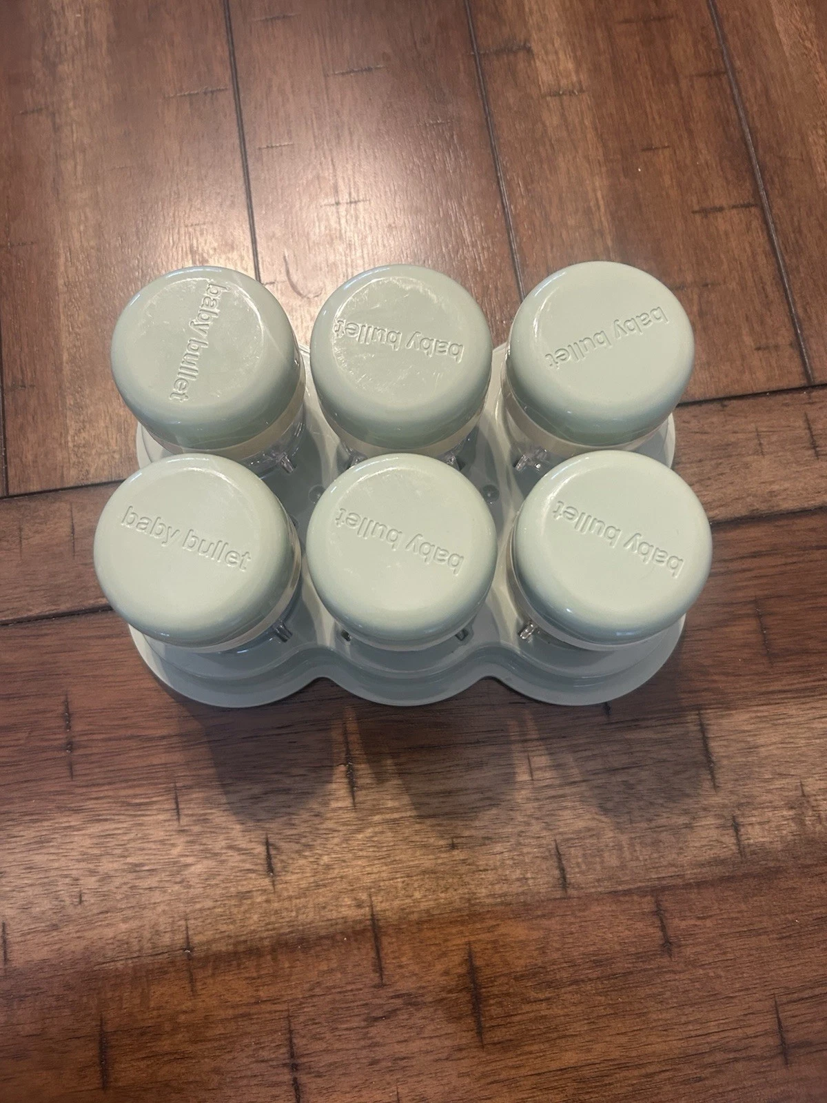 Baby Bullet Food Storage Cups w/ Freezer Tray – 6 Containers – Replacement Set