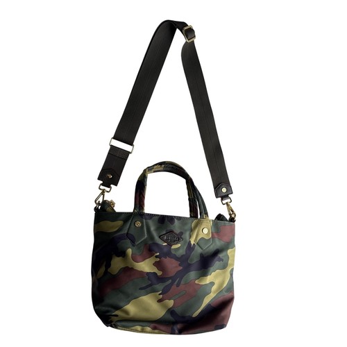 MZ Wallace Mini Soho Tote in Green Camo Designer Travel