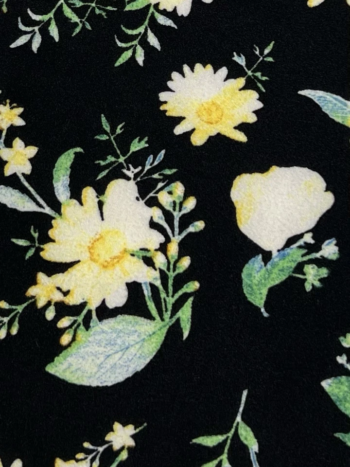 LuLaRoe Leggings OS One Size FALL Autumn Floral Colorful DANDELION Daisy Stretch - Image 3 of 4