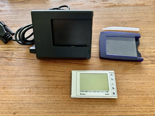 REX Xircom Micro PDA – Raro Palmare Vintage! Completo di Dock e Connettore PC