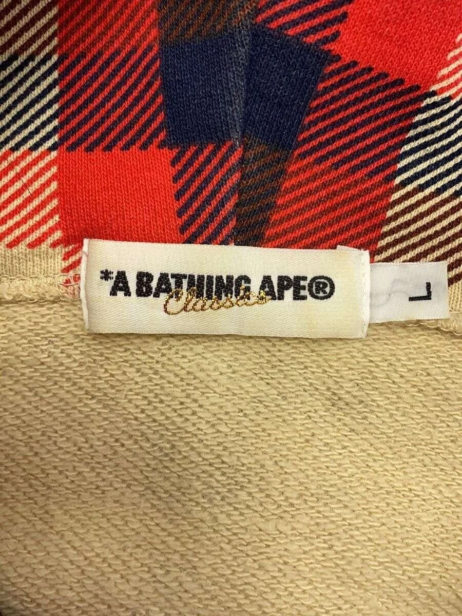 A BATHING APE (BAPE) Felpa con cappuccio A BATHING APE rossa L usata
