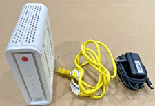 ARRIS SURFboard SB6141 Motorola White Modem W/ Power/Ethernet Cable High Powered