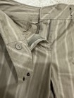 Ann Taylor Loft Beige Khaki Striped “Ann” Size 4 Slack Pants Trousers — photo 4