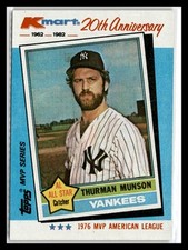 Thurman Munson 1982 Topps Kmart 20th Anniversary #29 New York Yankees