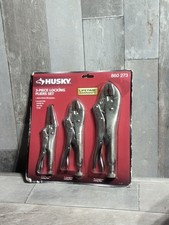 Husky Locking Pliers Set 3-Piece BRAND NEW 860273 860 273