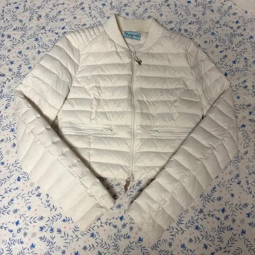 Pale Jade Lightweight Padding Jacket White - image 3