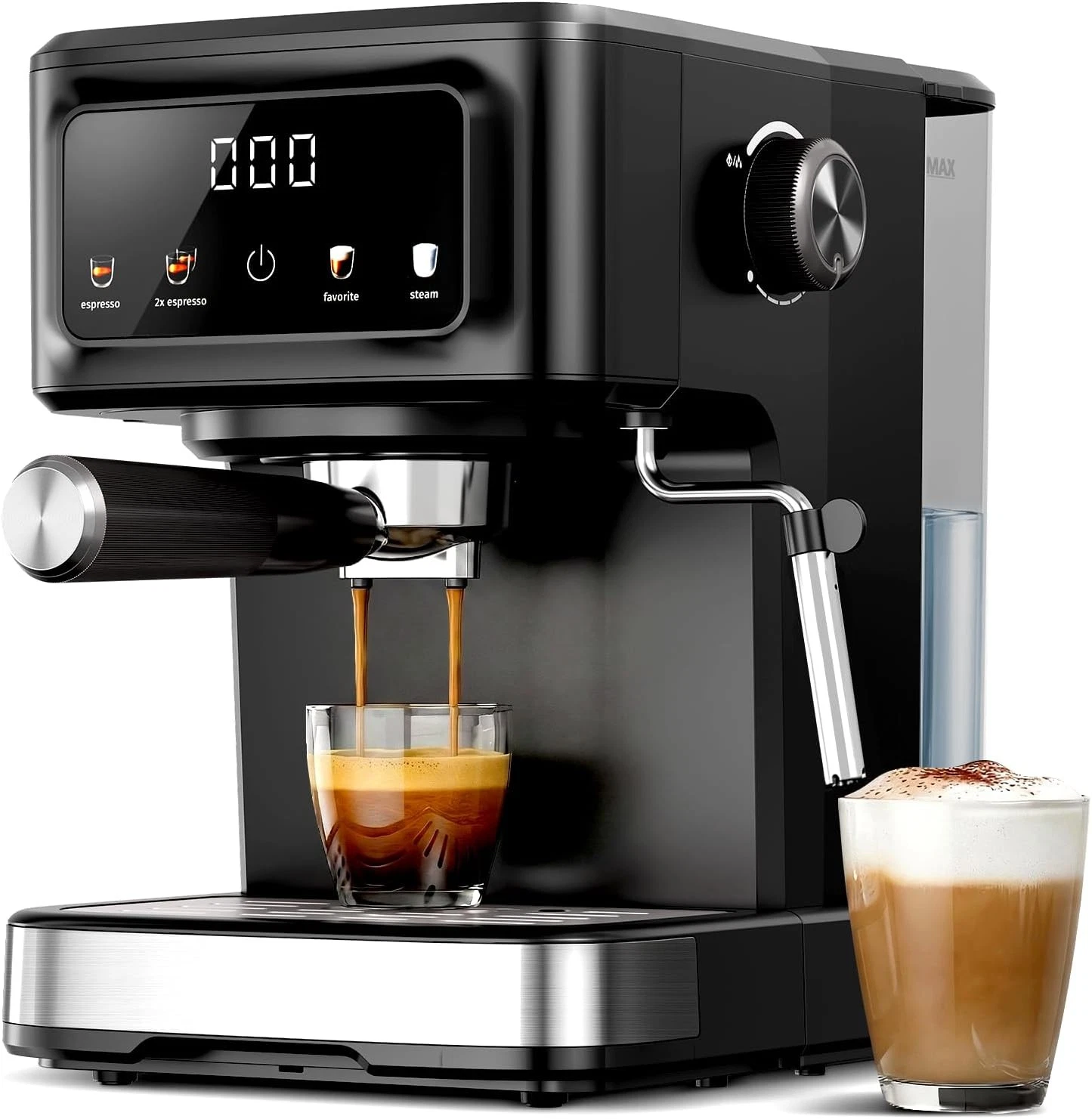 15 Bar Pump Espresso Machine Milk Frother 1.5L