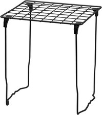 LockerMate Stackable Locker Shelf Organizer Black Storage