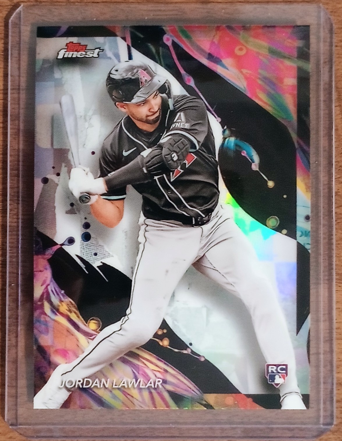 Jordan Lawlar 2024 Topps Finest #167 Uncommon Refractor Rookie Card RC