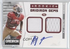 2012 Gridiron Rookie Gems Combo Materials Signatures 35/49 AJ Jenkins Auto 0a2