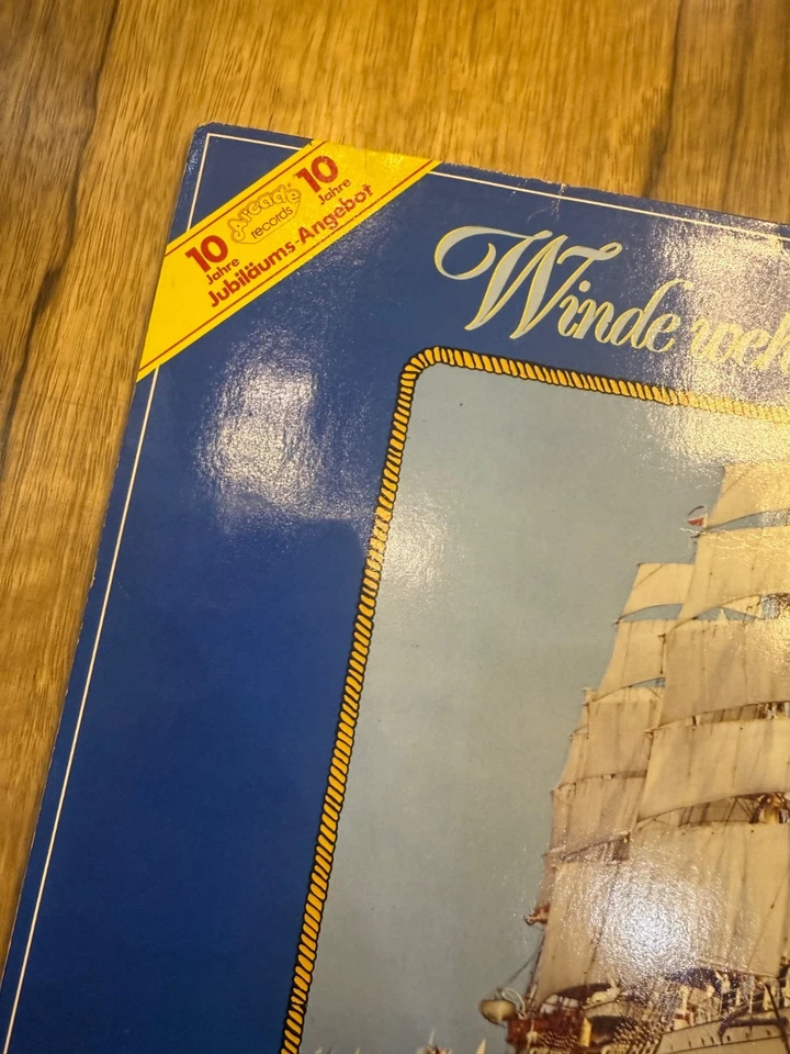 Vintage German Vinyl LP – ‘Winde Wehn, Schiffe Gehn’ – 20 Classic Sailor Songs - Image 4 of 4