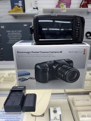 Blackmagic Design Pocket Cinema Camera 4K Camcorder - Black