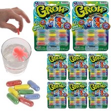 96 Pc Magic Grow Growing Animal Capsules Expanding Sponge Foam Toy 8 Packs