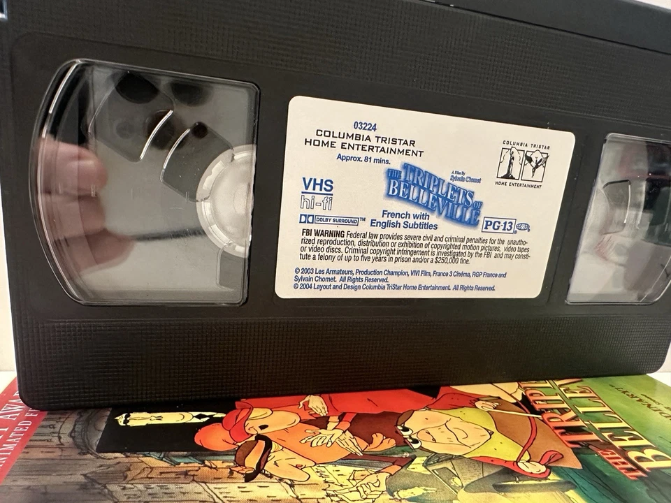 The Triplets of Belleville (VHS, 2004) Foto 3 de 3