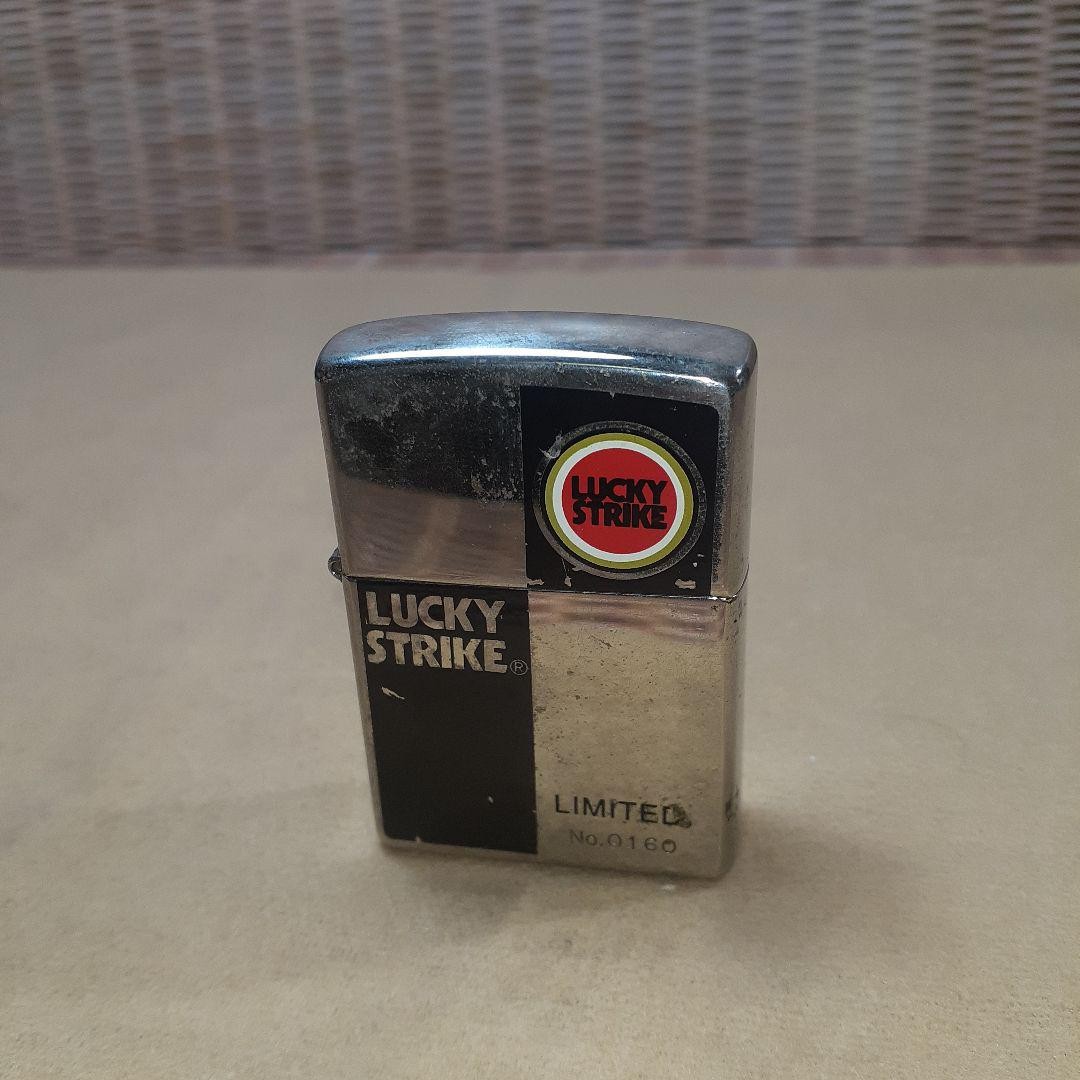Vintage Zippo 1998 Lucky Strike Limited No.0160 Oil Lighter Vintage Zippo 1998 Lucky Strike Limited No.0160 Oil Lighter