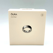 Oura Ring 4 - Smart Ring (Gen 4) - Silver - Size 9 - New and Sealed
