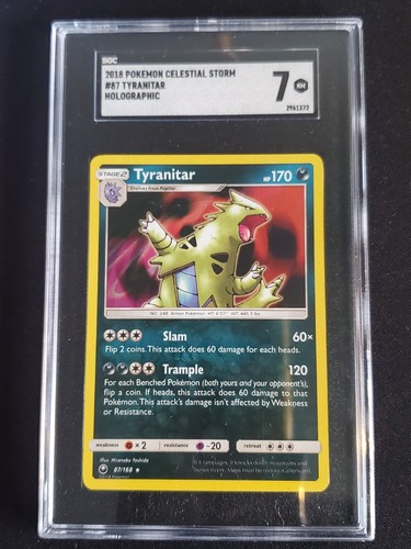 Tyranitar graded SGC 7 for sale on eBay