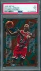 1995 Fleer Metal Scoring Magnet #4 Michael Jordan Scoring Magnet PSA 7