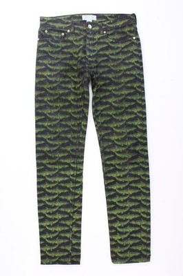   Versace x H&M Alligator Print für Damen Gr. W29, M, 38 grün aus Baumwolle  