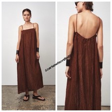 ZARA Ramie maxi Dress