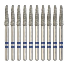 Dental Zirconia Diamond Burs Round End Taper Medium Z856/018M FG High Speed