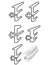 White E Fir Tree Upvc Glazing Gasket Weather Seal Door or Window 6mtr